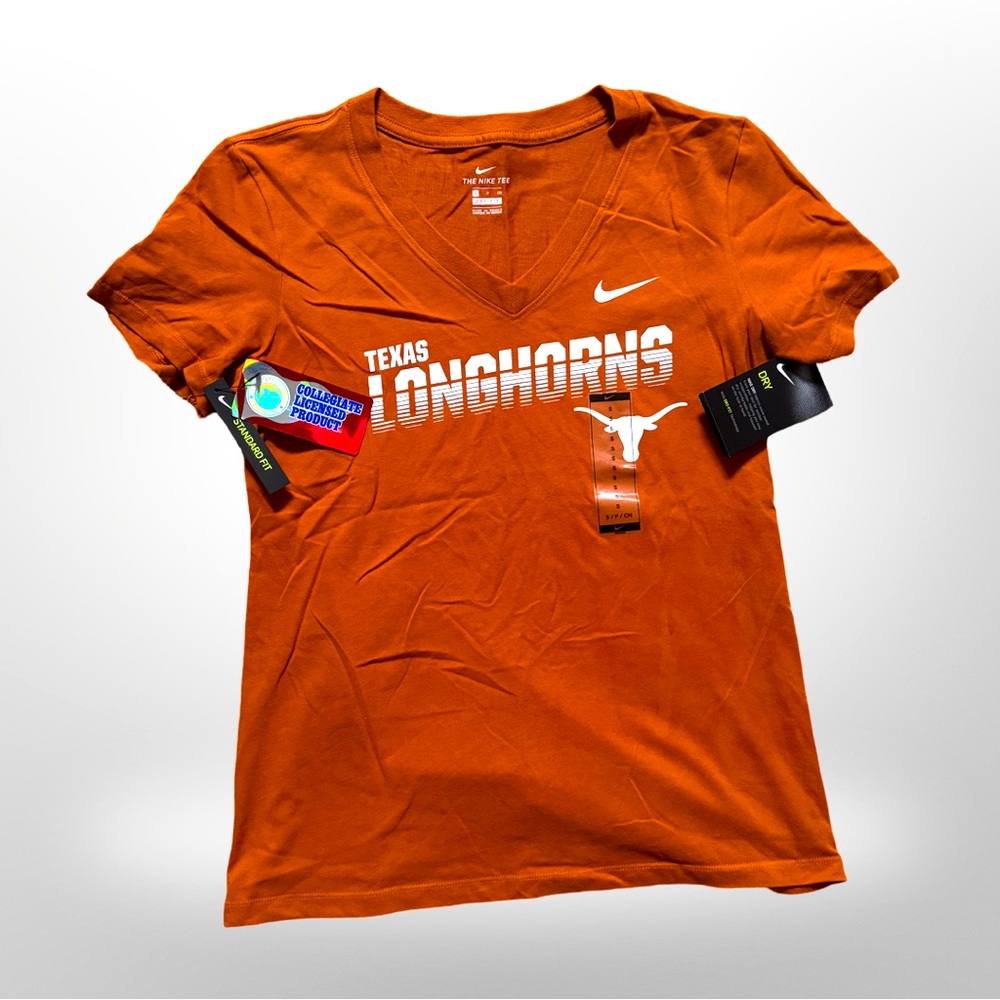 Brand New Texas Longhorns Vneck Tshirt, Womens small